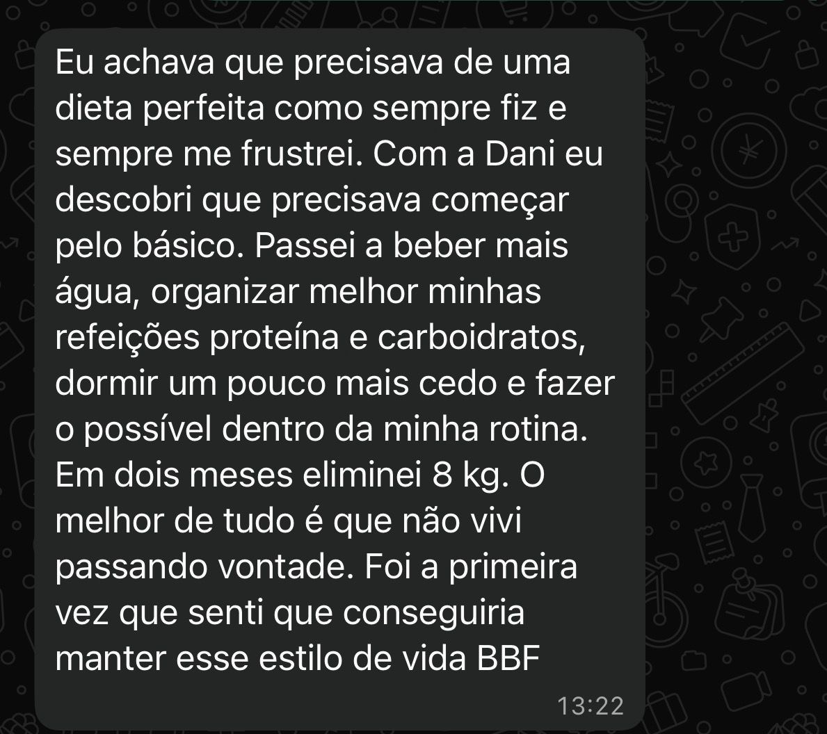 Depoimento de aluna do Básico Bem Feito